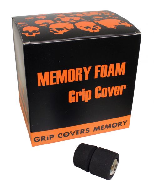 20 x Memory Foam Grip Cover BLACK für 25 mm Grips Tattoo Griff Hülle steril