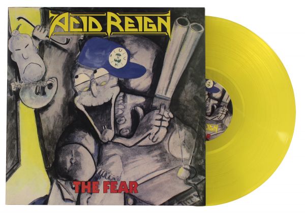 Acid Reign - THE FEAR Coloured Deluxe-LP - Yellow Vinyl Schallplatte