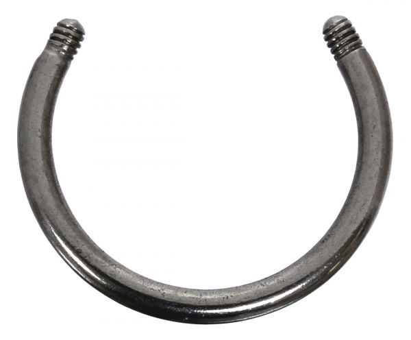 Ersatz-Hufeisen 1,2 mm aus Chirurgenstahl - Horseshoe Circular Barbell