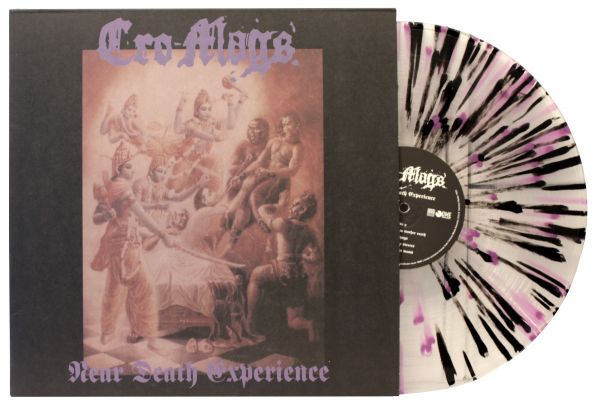 Cro-Mags - NEAR DEATH EXPERIENCE LP - Clear/Black/Purple Vinyl Schallplatte Re-Issue