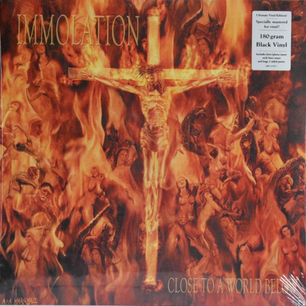 Immolation - CLOSE TO A WORLD BELOW LP - Black Vinyl - Schallplatte Record Re-Issue