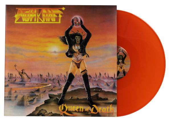 Atomkraft - QUEEN OF DEATH Coloured Deluxe-LP - Orange Vinyl Schallplatte