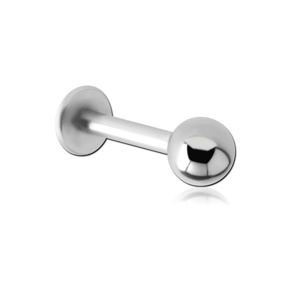 Labret 1,6 mm aus Titan in Implantatqualität mit Kugel Lippenpiercing Labret Stud