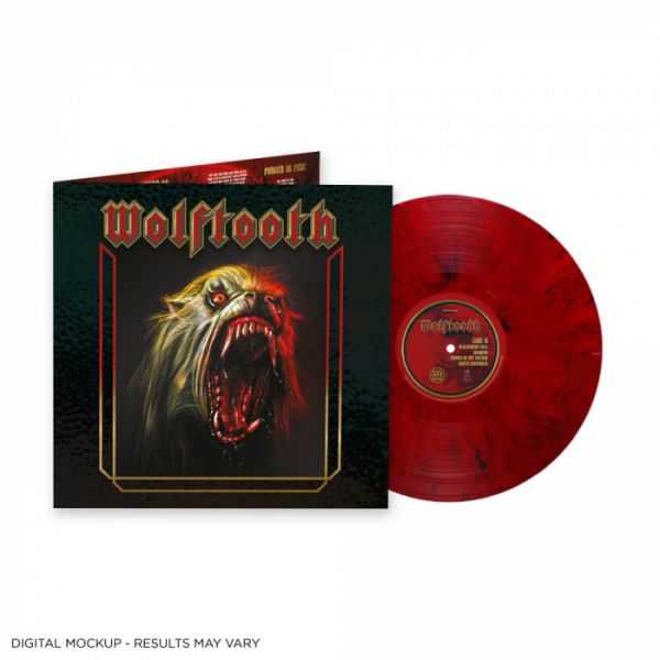 Wolftooth - WOLFTOOTH LP - Red/Black/White Marbled Vinyl - Schallplatte Record