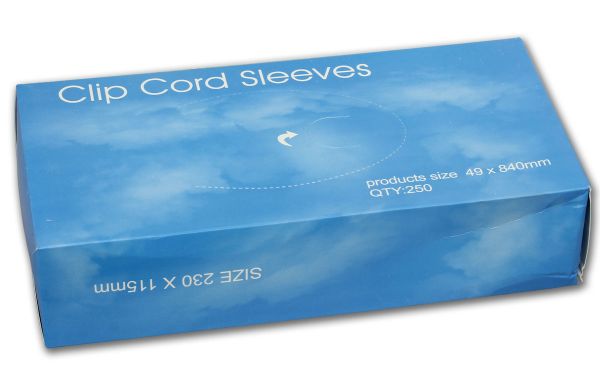 250 Stück Schutzhüllen für Clip Cords - Clipcord Sleeves Tattoobedarf