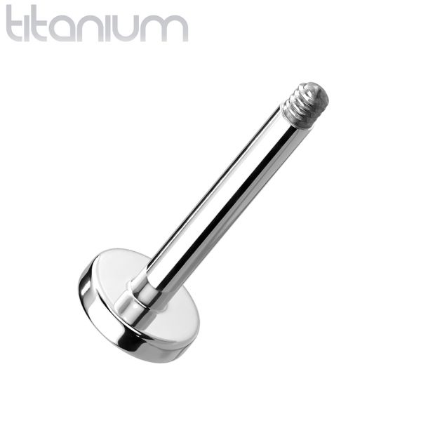 Ersatz-Labret 1,2 mm aus G23 Titan Lippenpiercing Labret Stud