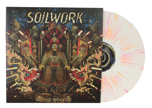 Soilwork - THE PANIC BROADCAST Splatter-LP - Vinyl Schallplatte Weiß/Orange/Rot