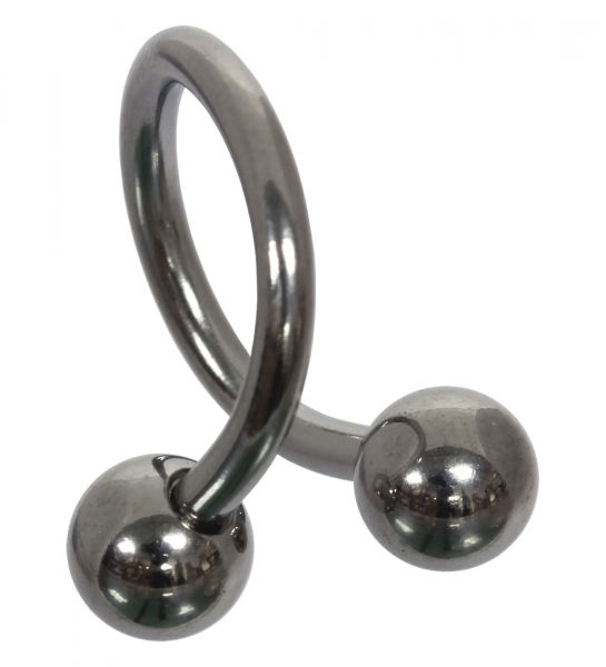 Spirale 1,6 mm aus Stahl mit Kugeln - Twister Circular Barbell