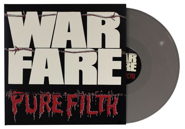 Warfare - PURE FILTH silberne Deluxe-LP - Silver Vinyl Schallplatte