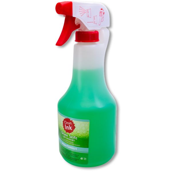 Green Soap Sprühflasche CLEAN INK 500 ml Flüssigseife - parfümfrei Tattoopflege