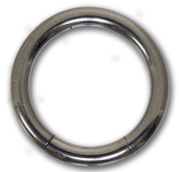 Segmentring - 2,0 mm aus G23 Titan - Smooth Closure Ring