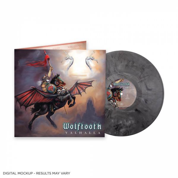 Wolftooth - VALHALLA LP - Silver/Black Marbled Vinyl - Schallplatte Record