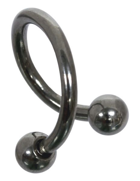 Spirale 1,2 mm aus Stahl mit Kugeln - Twister Circular Barbell