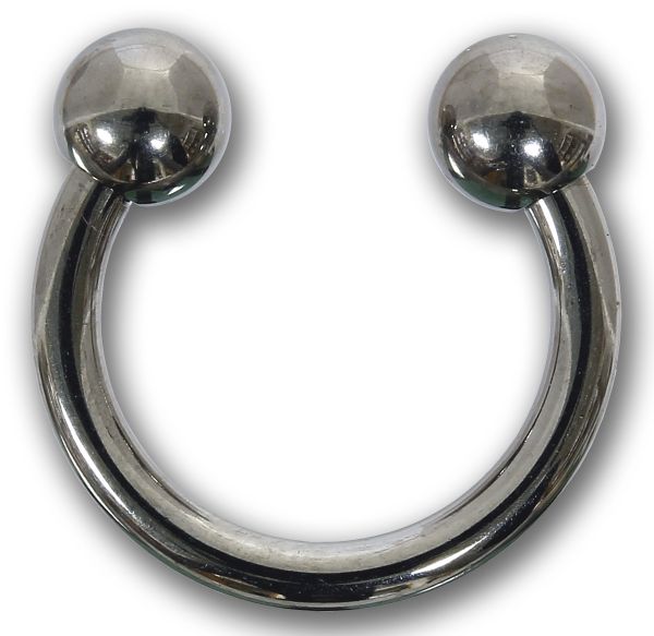 Hufeisen 1,6 mm aus Titan mit Kugeln - Horseshoe Circular Barbell