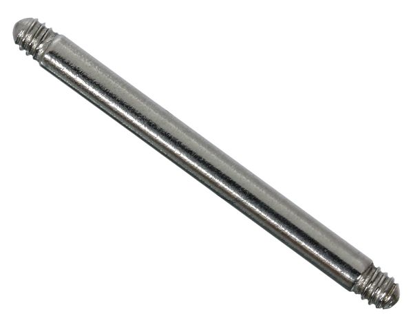 Ersatz-Hantel - Straight Barbell 1,6 mm aus Stahl Piercing Zungenpiercing Brustwarzenpiercing