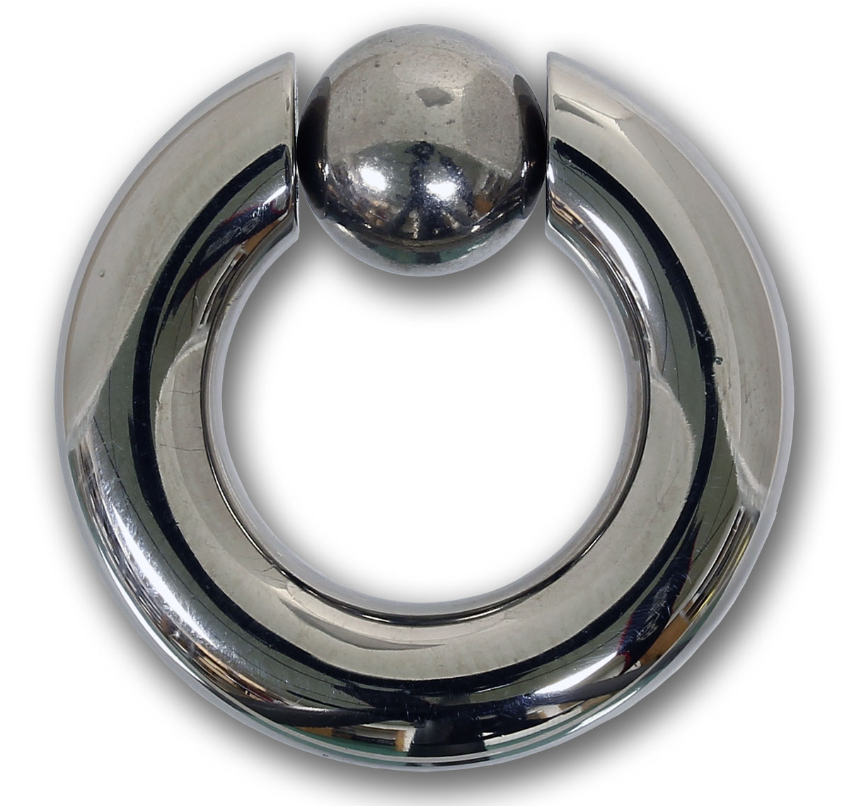Titan Schwarz 0,8 mm Ø Klemmkugelring BCR Ring Piercing Septum Tragus Ohr 