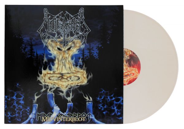 Unleashed - MIDVINTERBLOT LP - Bone Vinyl Schallplatte