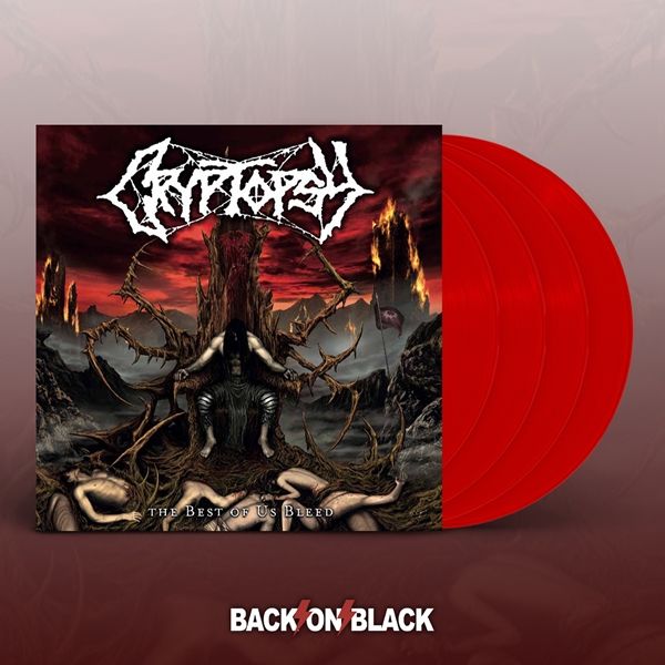 Cryptopsy - THE BEST OF US BLEED 4LP Box Set - Red Vinyl Schallplatte - Record Store Day