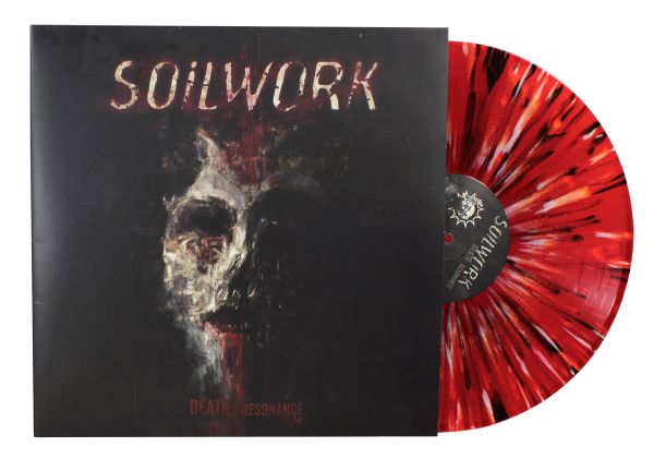 Soilwork - DEATH RESONANCE Splatter-Doppel-LP - Vinyl Schallplatte Rot/Schwarz/Weiß
