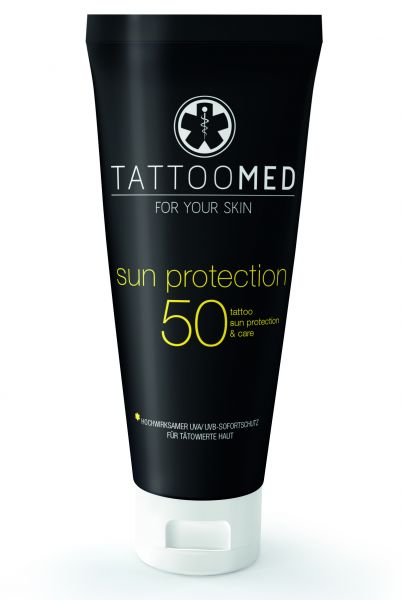 TattooMed® Sun Protection LSF50 100 ml - Für starke Sonnenstrahlung Sonnenschutz