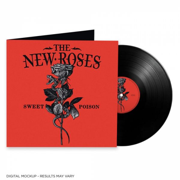 The New Roses - SWEET POISON LP - Black Vinyl - Schallplatte Record