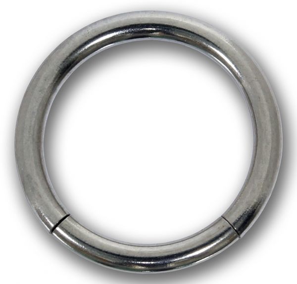 Segmentring - 1,2 mm aus G23 Titan - Smooth Closure Ring