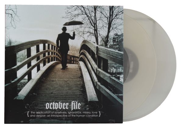 October File - THE APPLICATION OF LONELINESS, IGNORANCE... Doppel-LP - Grey Vinyl Schallplatte