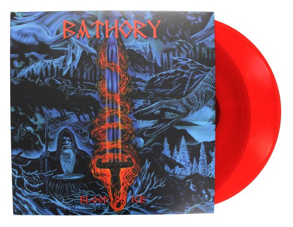 Bathory - BLOOD ON ICE Doppel-LP - RED Vinyl Schallplatte