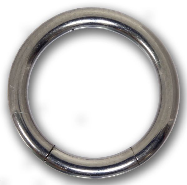 Segmentring - 2,5 mm aus G23 Titan - Smooth Closure Ring