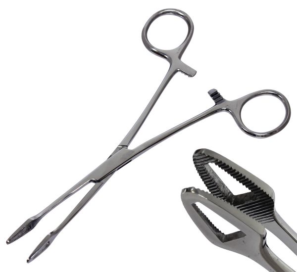 Forester Forceps - Piercingzange z.B. für die Zunge Zungenzange sterilisierbar